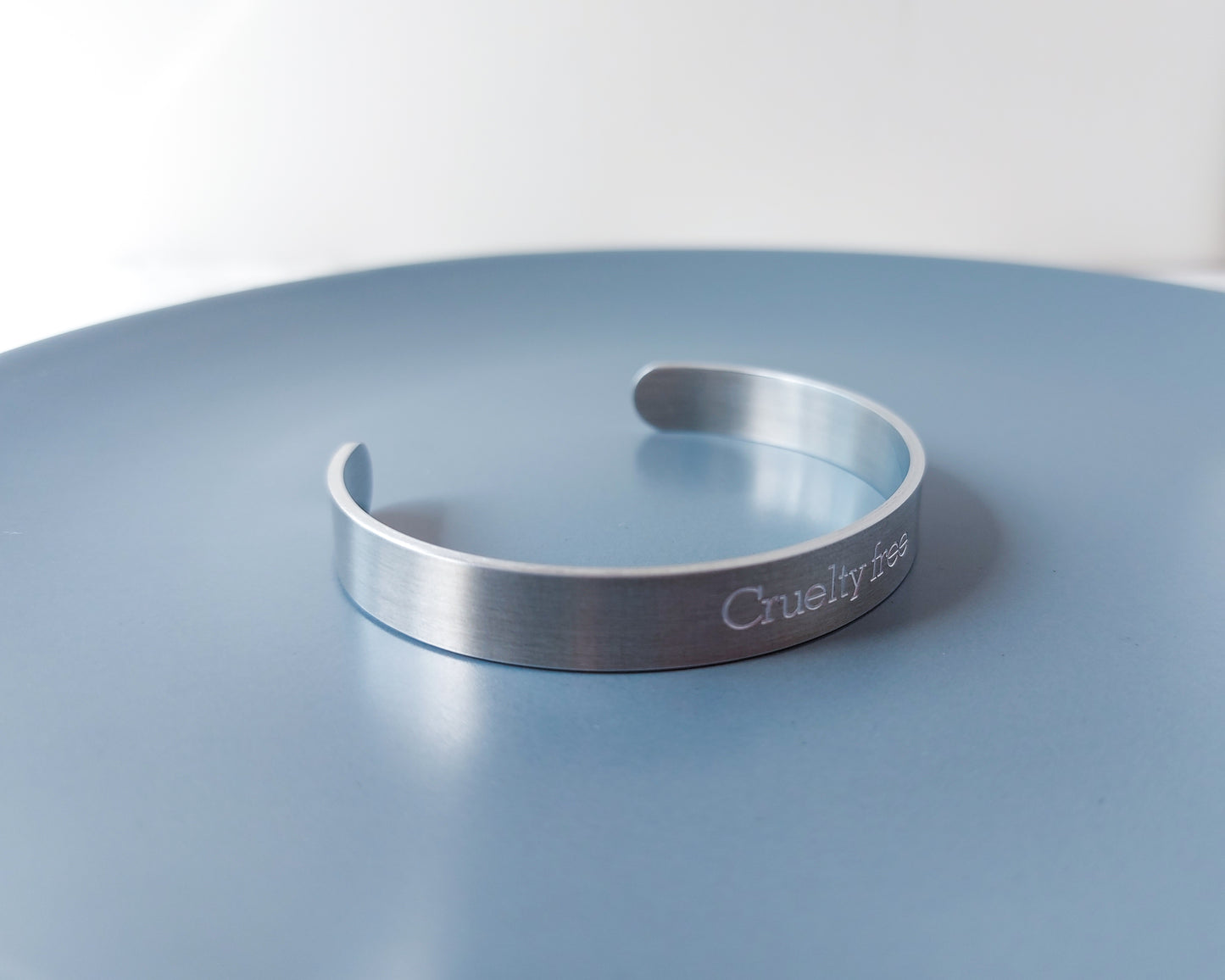 Personalized Custom Text Aluminium Cuff Bracelet